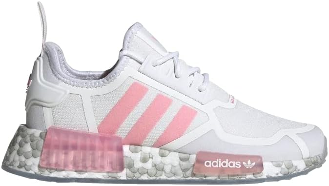 

Детские кроссовки adidas Originals мальчики Nmdr1 J, белый/розовый/светло-розовый