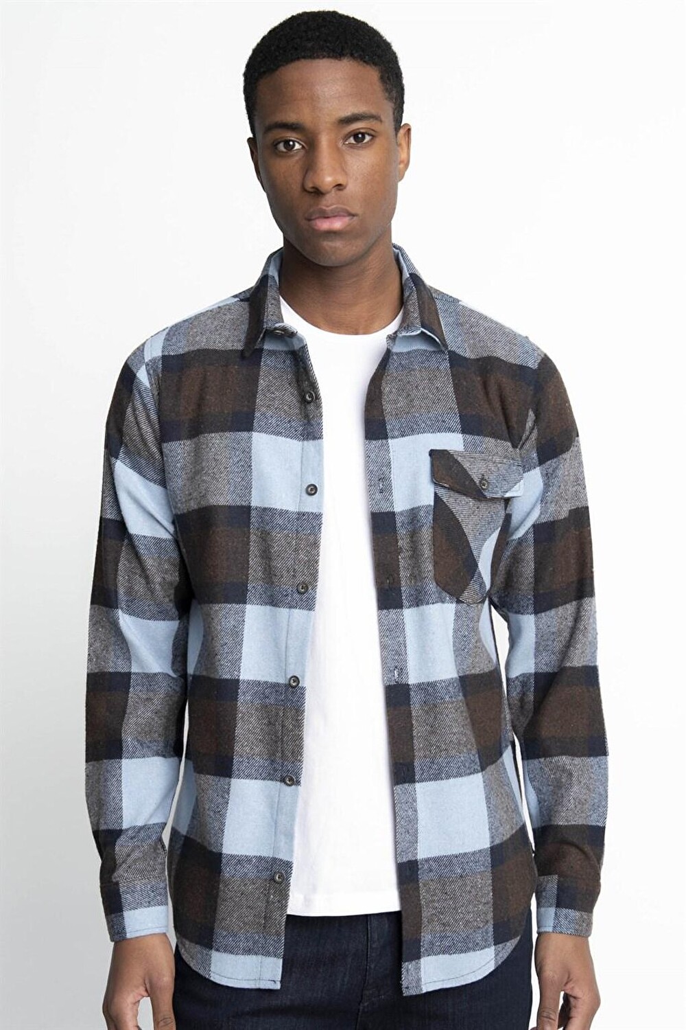 

Зимняя мужская рубашка в клетку Slim Fit Lumberjack TUDORS, смешанный