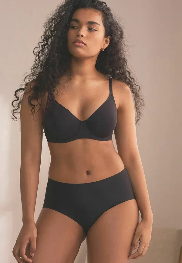 Бюстгальтер Next Smoothing non padded underwired bra, черный