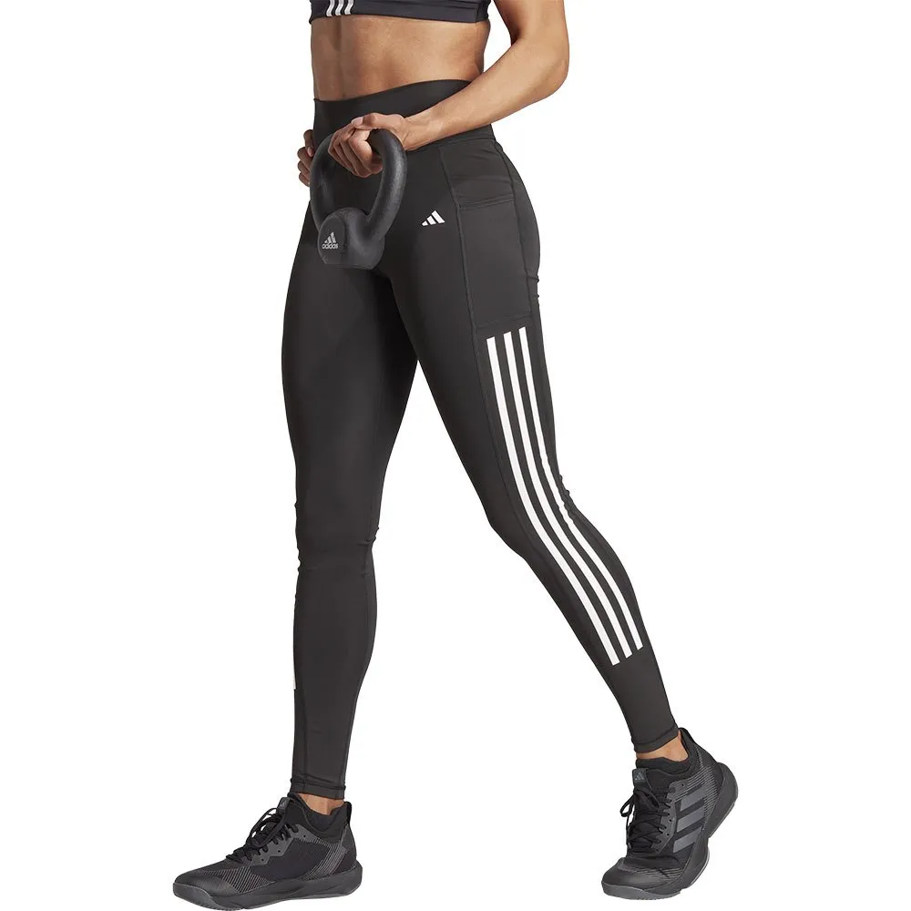 

Леггинсы adidas Opt 3 Stripes, черный