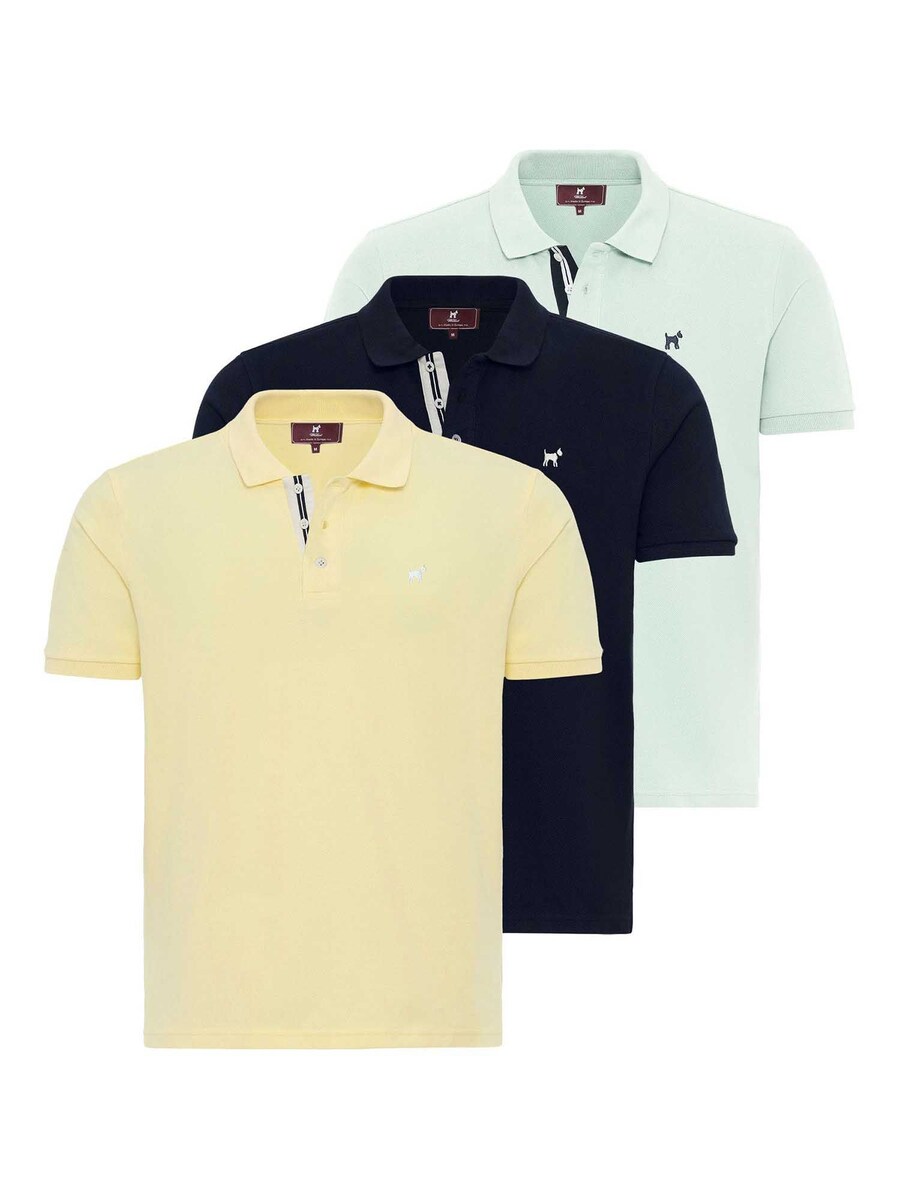 

Рубашка Williot Rovigo, цвет Navy/Dark yellow/Light green