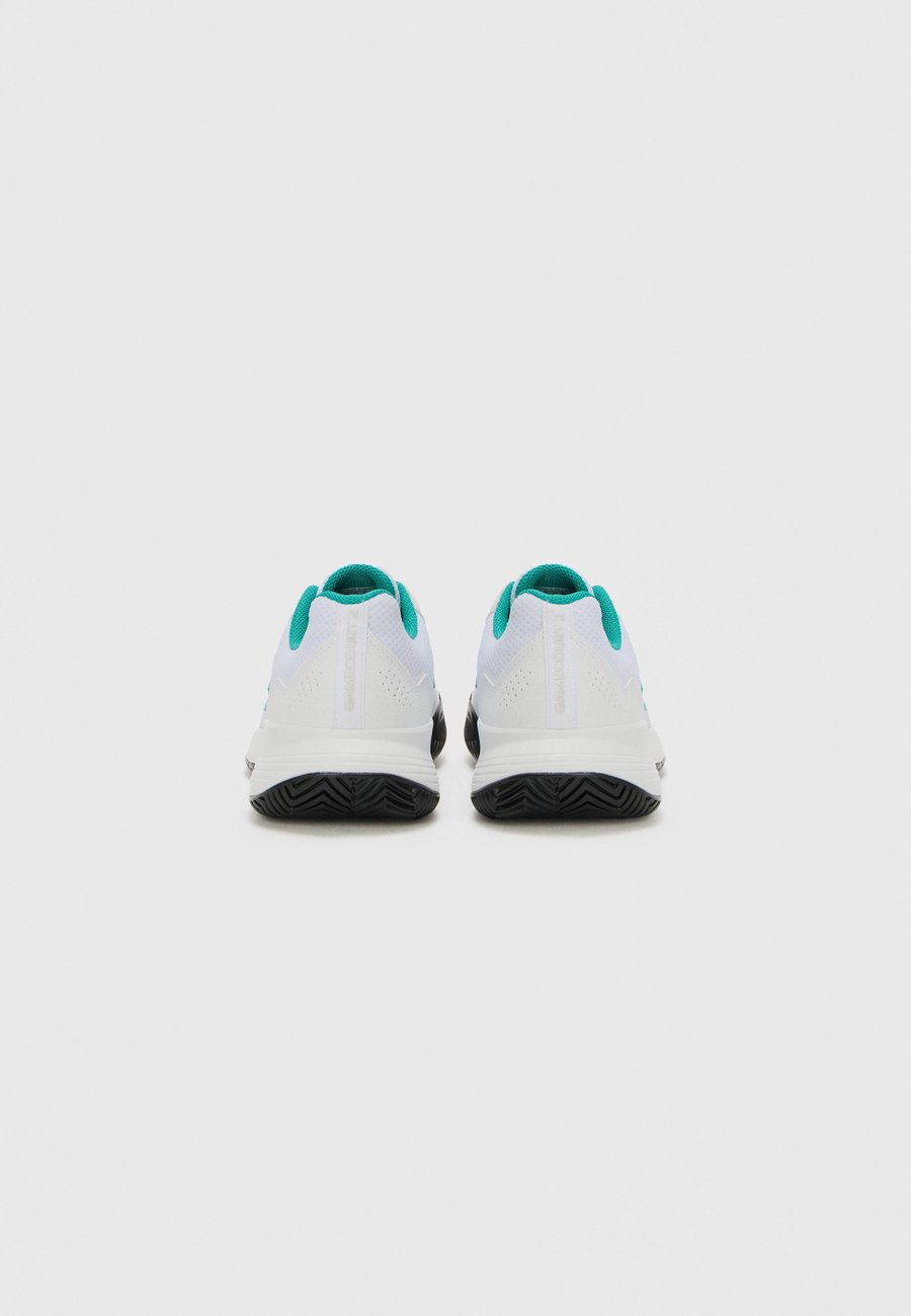 Кроссовки Adidas Performance GAMECOURT 2, White/Pure Teal/Core Black/White — фото 3