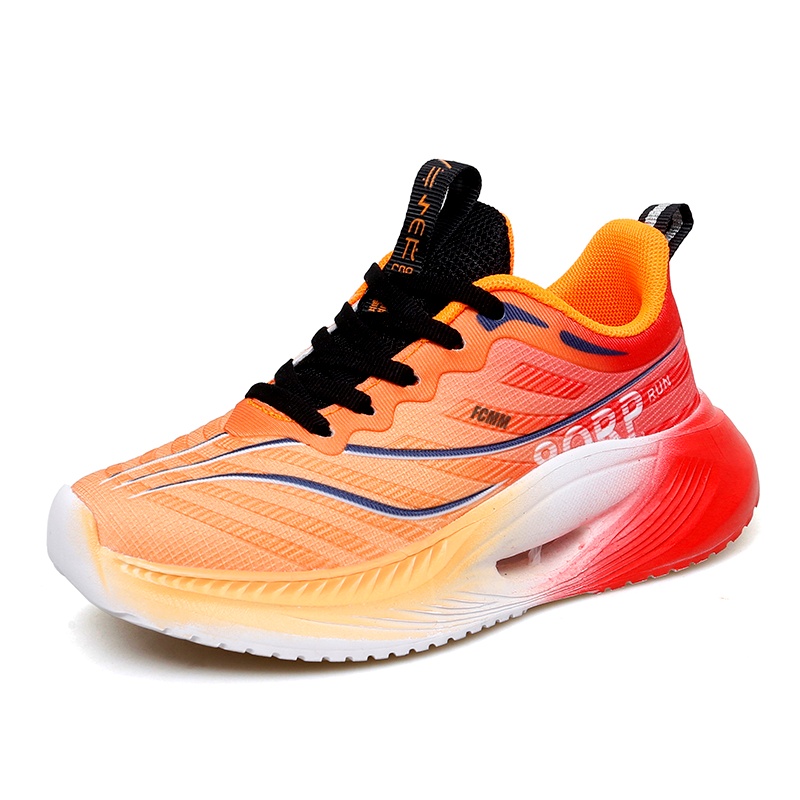 

Повседневная обувь для детей с амортизацией, отскоком и противоскользящей подошвой FCMM, красный/оранжевый