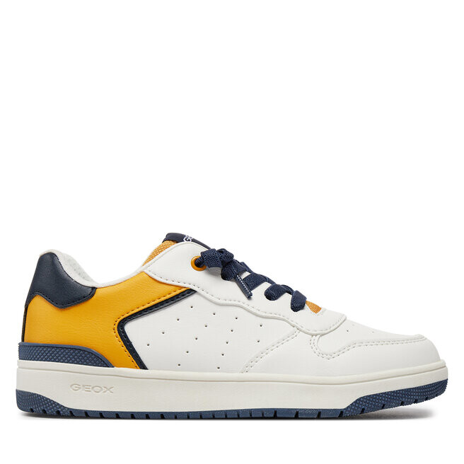 

Кроссовки Geox J Washiba Boy J45LQB 05411 C0592 D White/Yellow, желтый белый