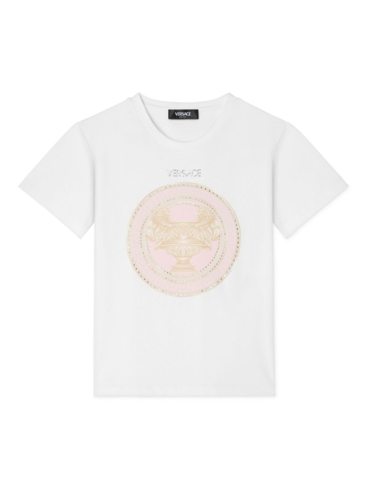 

Versace Kids футболка с логотипом, белый