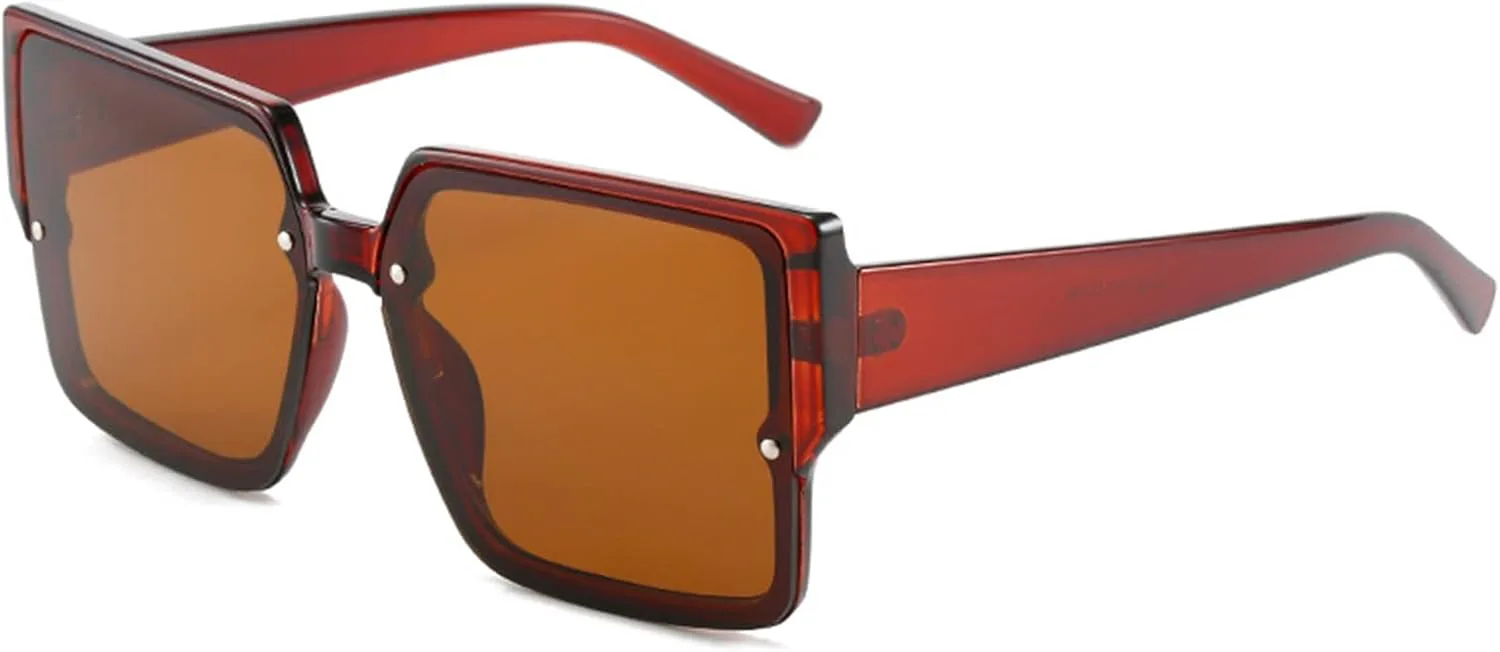 

Солнцезащитные очки квадратной формы для женщин с защитой от УФ-излучения, мужские пляжные и уличные очки для стрельбы (Цвет: C, Размер: Средний) (B) MTZJH, B