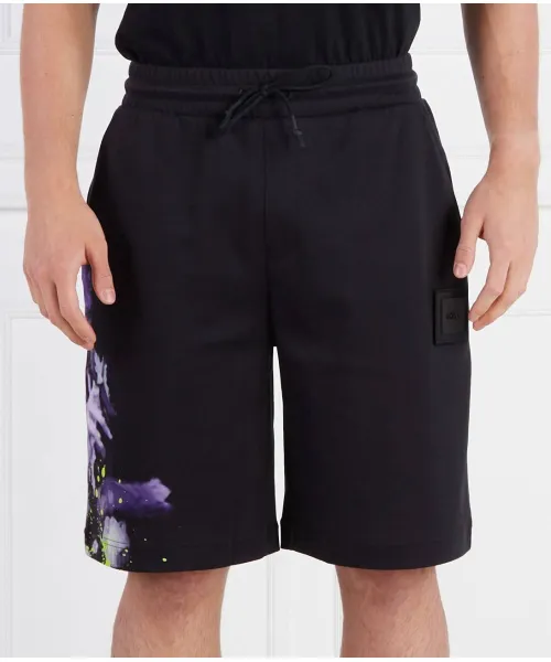 

Шорты headlo lotus Regular fit Boss Green, черный