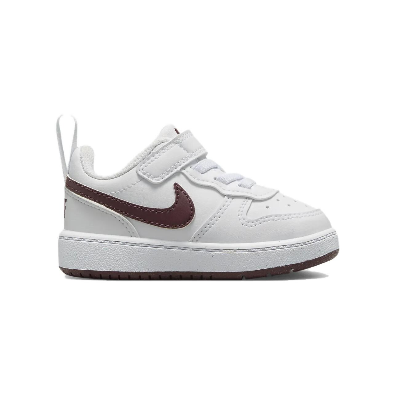 Кроссовки Nike Court Borough Toddler Shoes TD Low-top White/burgundy, белый — фото 2