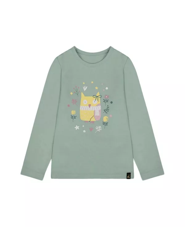 

Детская футболка из органического хлопка. Deux Par Deux, зеленый