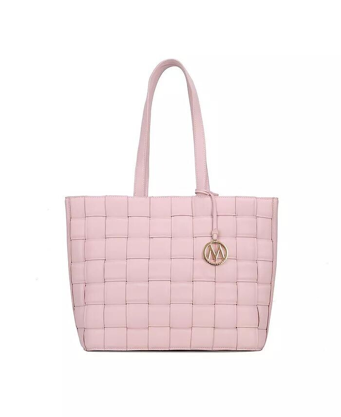 

Плетеная большая сумка Rowan от Mia K Mkf Collection, розовый