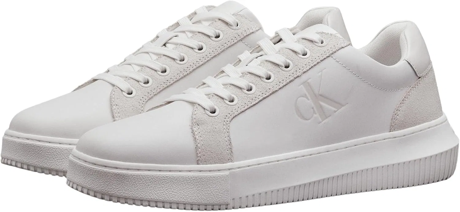 Кроссовки Calvin Klein Herren Cupsole Chunky Authentic Schuhe, White Bright White Creamy White — фото 3