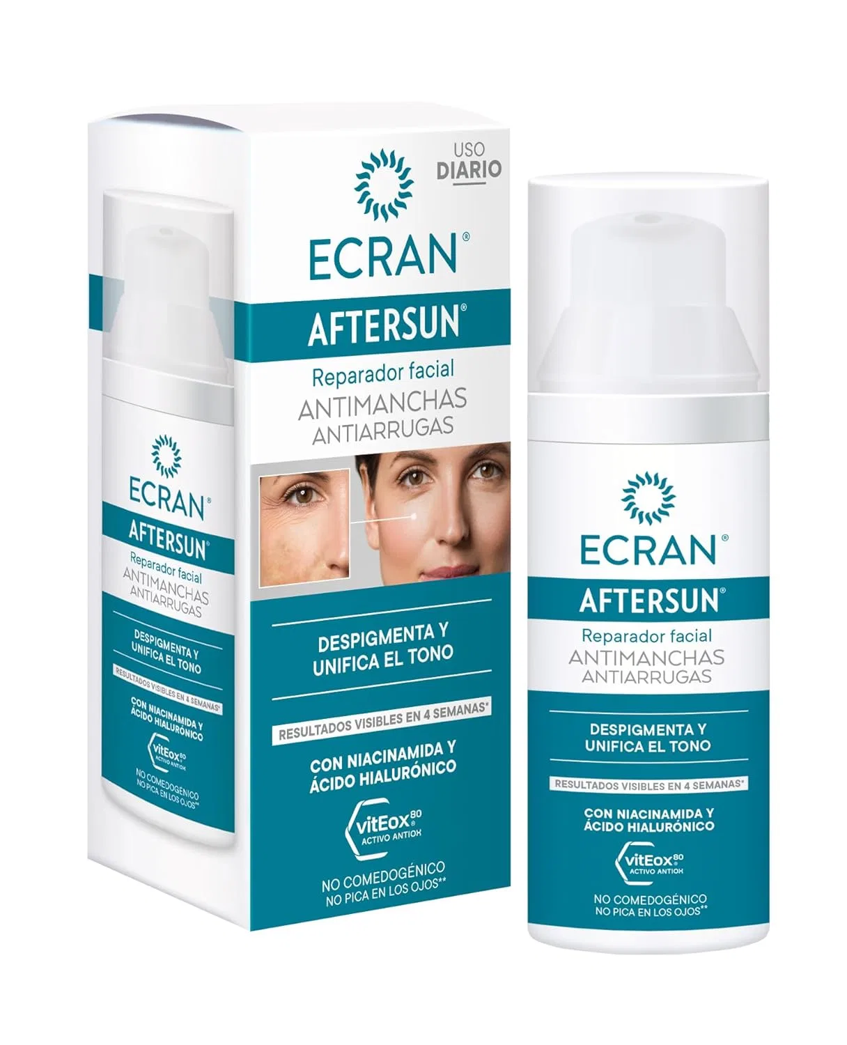 Сыворотка Ecran — После загара Aftersun Sérum Antimanchas от, 50 мл