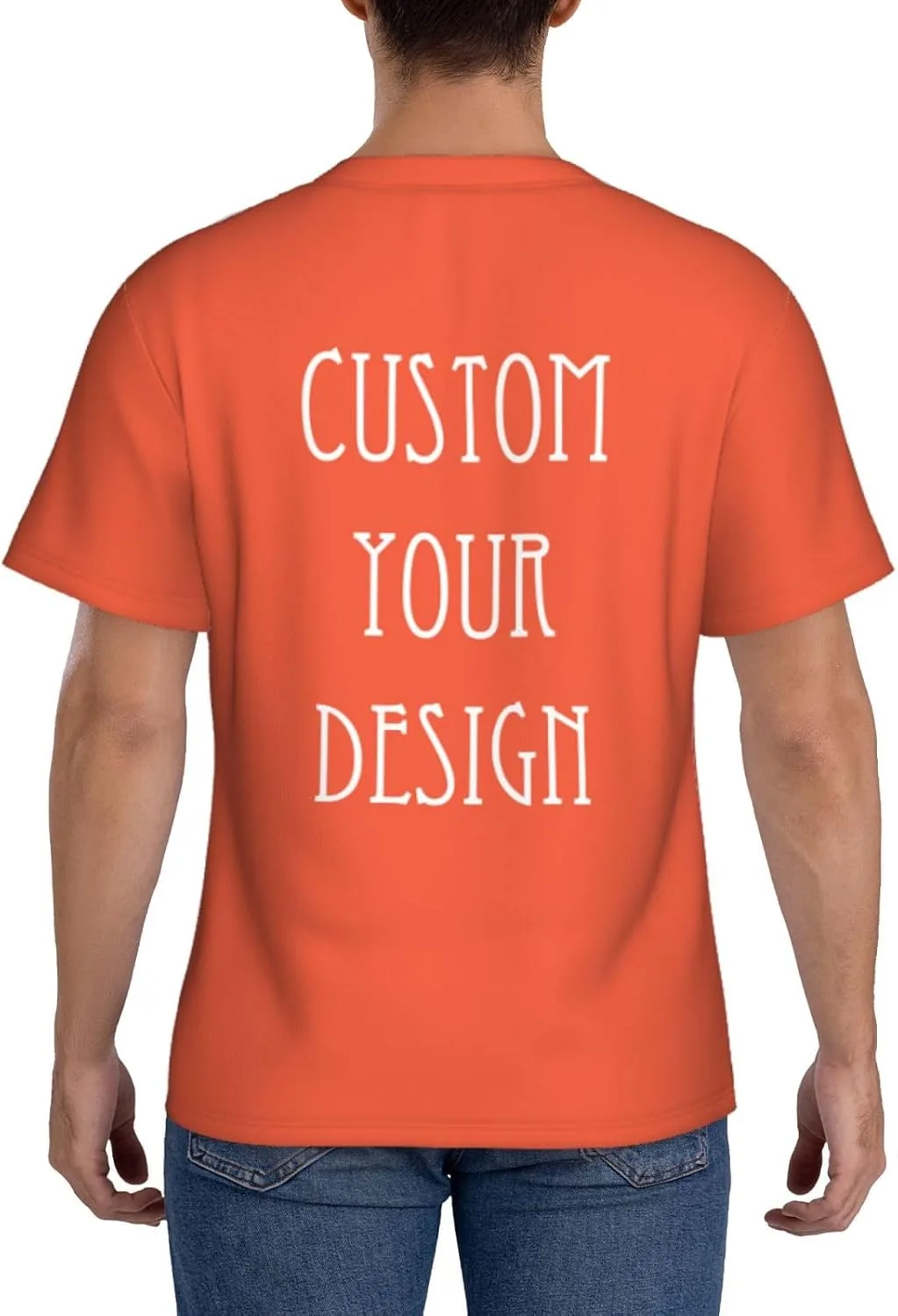 Футболка Custom T Shirts 4-Side Printable с логотипом — фото 2