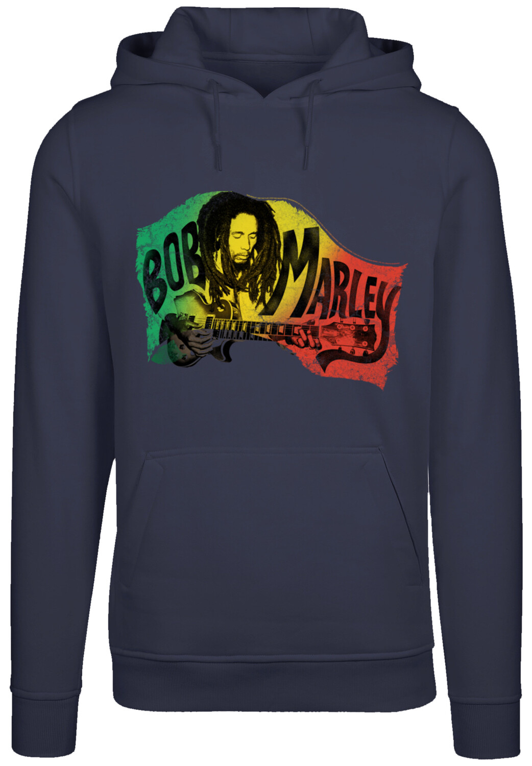 

Пуловер F4NT4STIC Hoodie Bob Marley Chords Reggae Music by Rock Off, темно синий