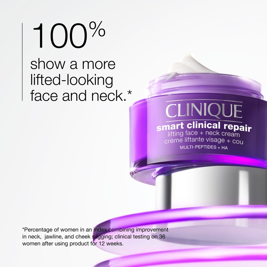 Крем для лица Clinique — Дневной smart clinical repair lifting face + neck cream , объем, 75 мл — фото 2
