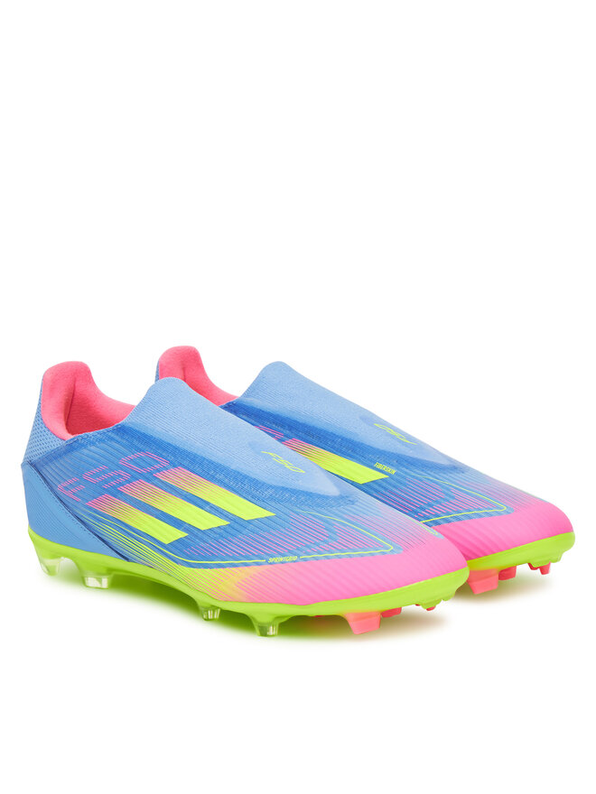 Бутсы F50 League Laceless Firm/Multi-Ground IE1240 Adidas, синий — фото 2