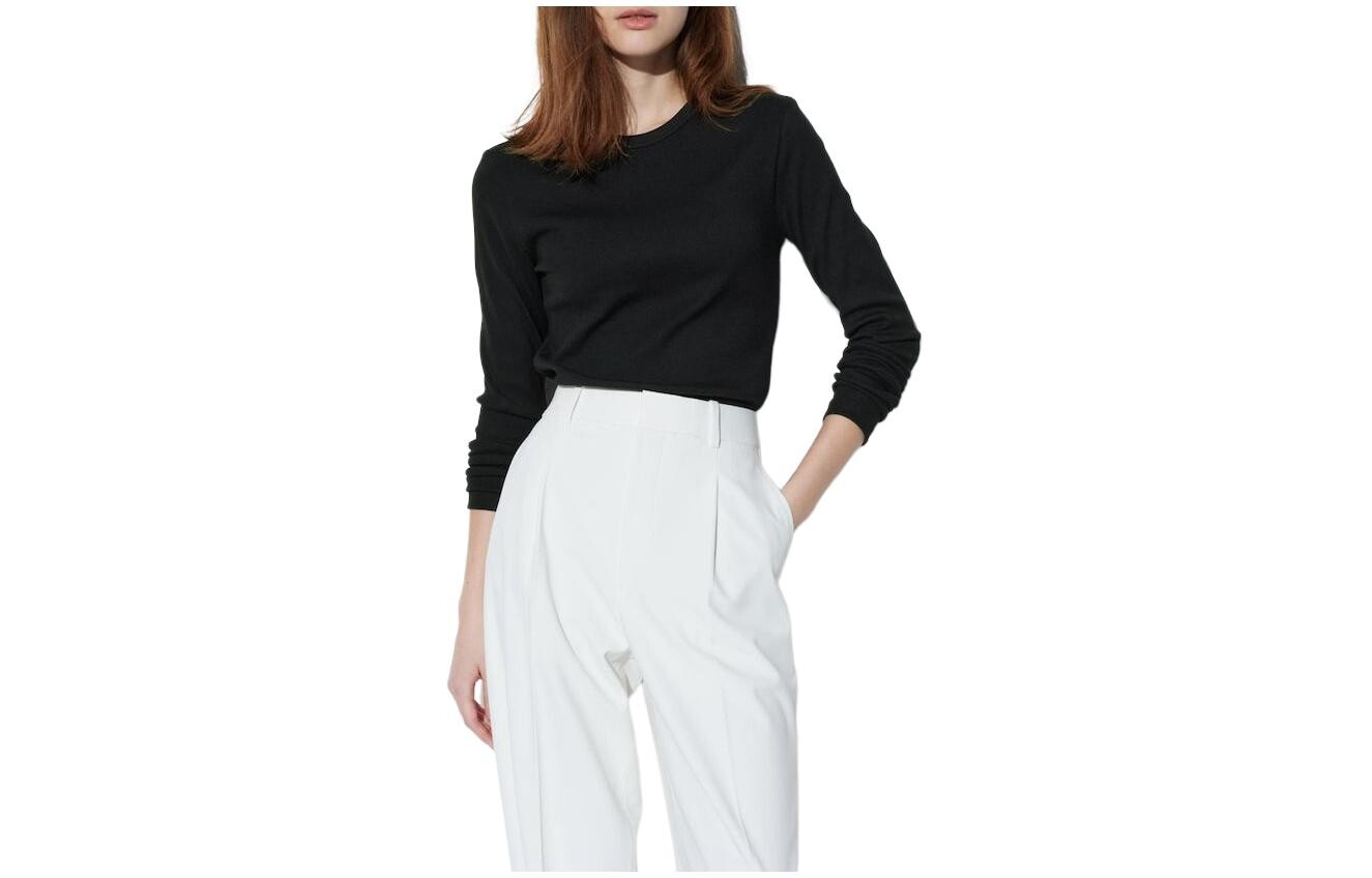 

Футболка женская черная Uniqlo