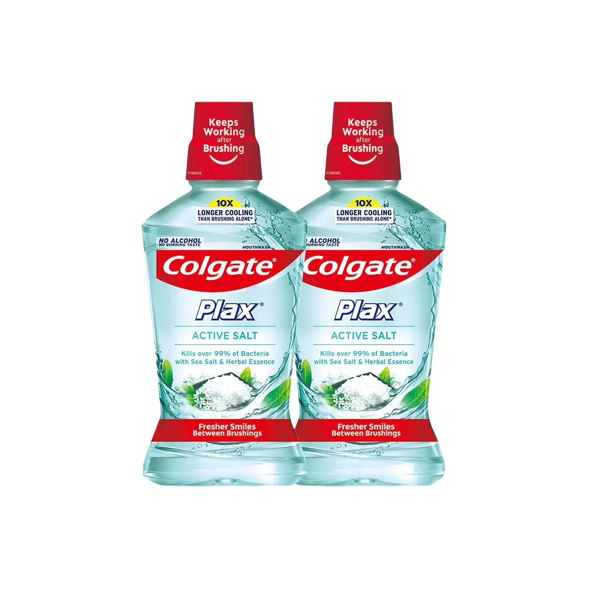 Ополаскиватель для рта освежающий морская соль Colgate 500 мл × 2