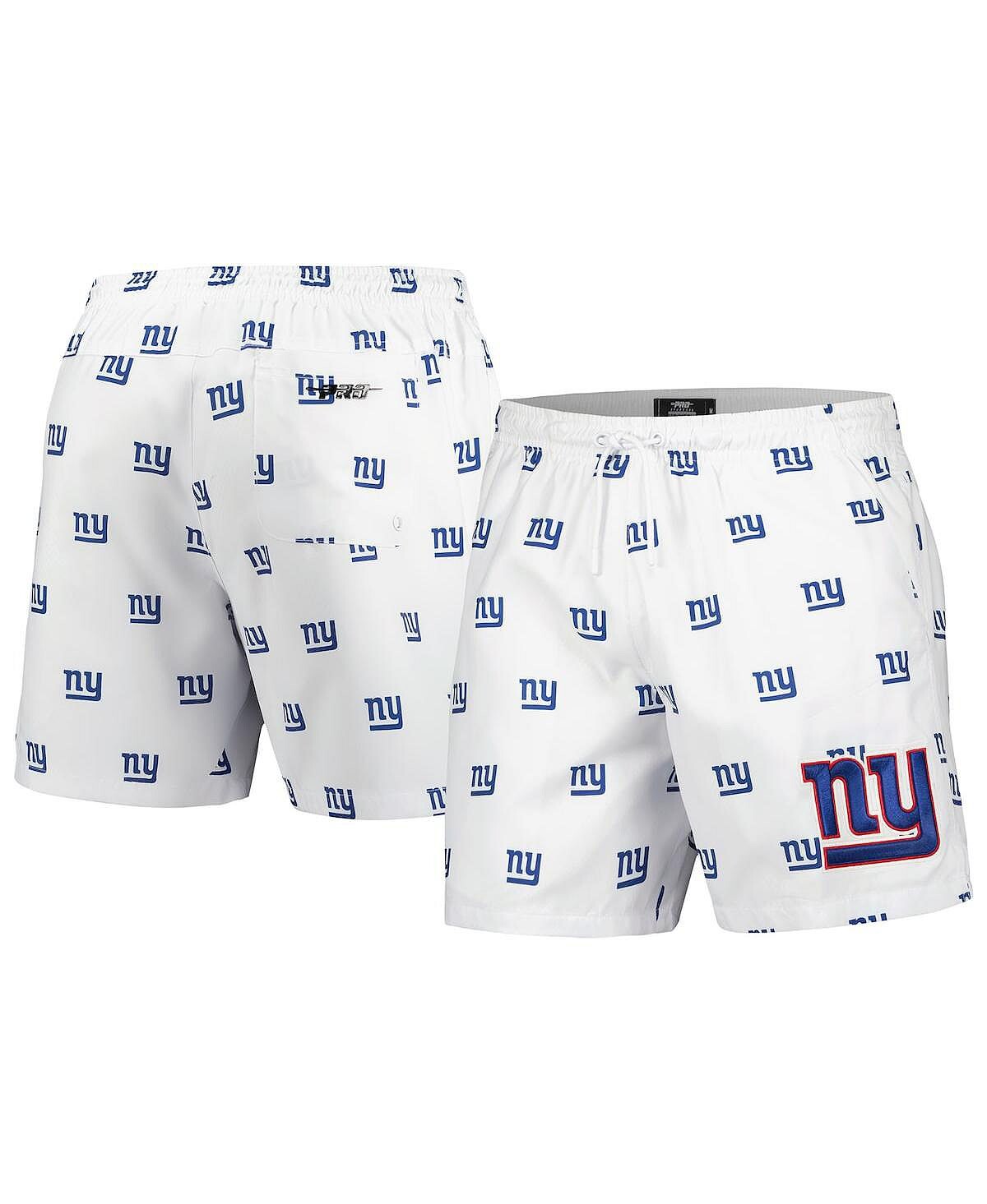

Мужские белые шорты с мини-логотипом и принтом New York Giants Pro Standard