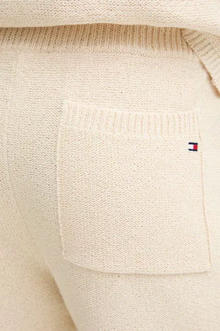 Шорты из хлопка Tommy Hilfiger, бежевый — фото 4