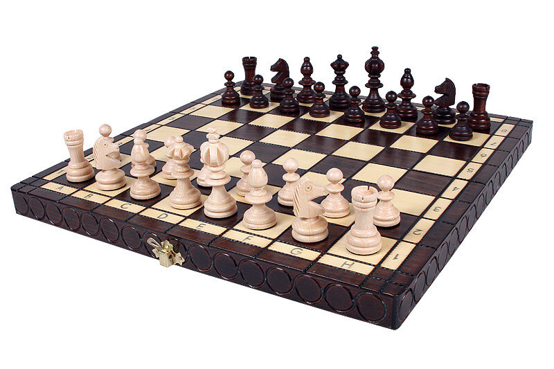 

Деревянные олимпийские шахматные фигуры 36 см, Sunrise Chess & Games