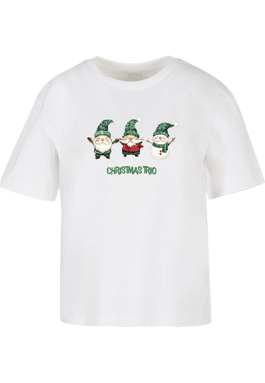 

Футболка Merchcode Shirt Christmas Santa Trio, белый