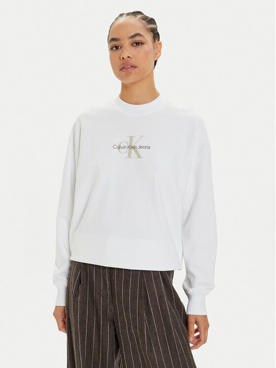 

Толстовка обычного кроя Calvin Klein Jeans, белый