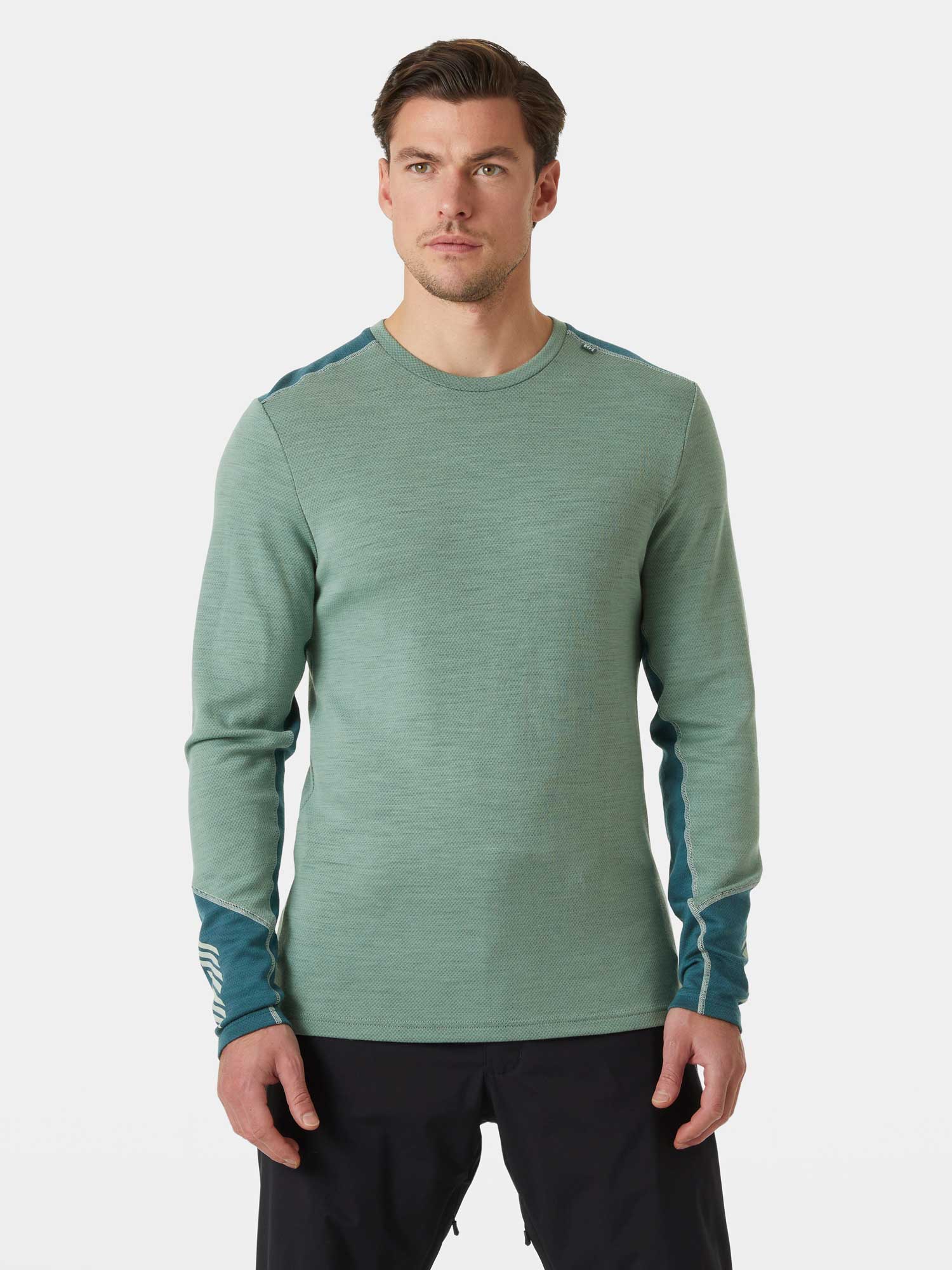 

Термоблуза Helly Hansen LIFA MERINO MIDWEIGHT CREW, зеленый