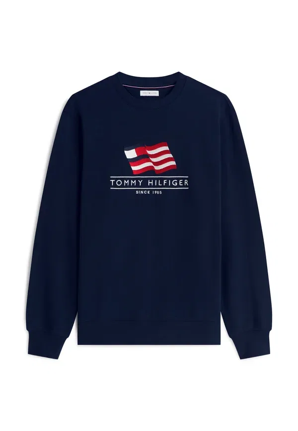 Толстовка Americana capsule Tommy Hilfiger, угольно-синий — фото 4