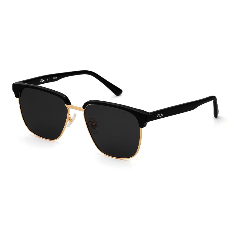 

FILA Унисекс солнцезащитные очки в стиле броулайн, 700P Black Gold