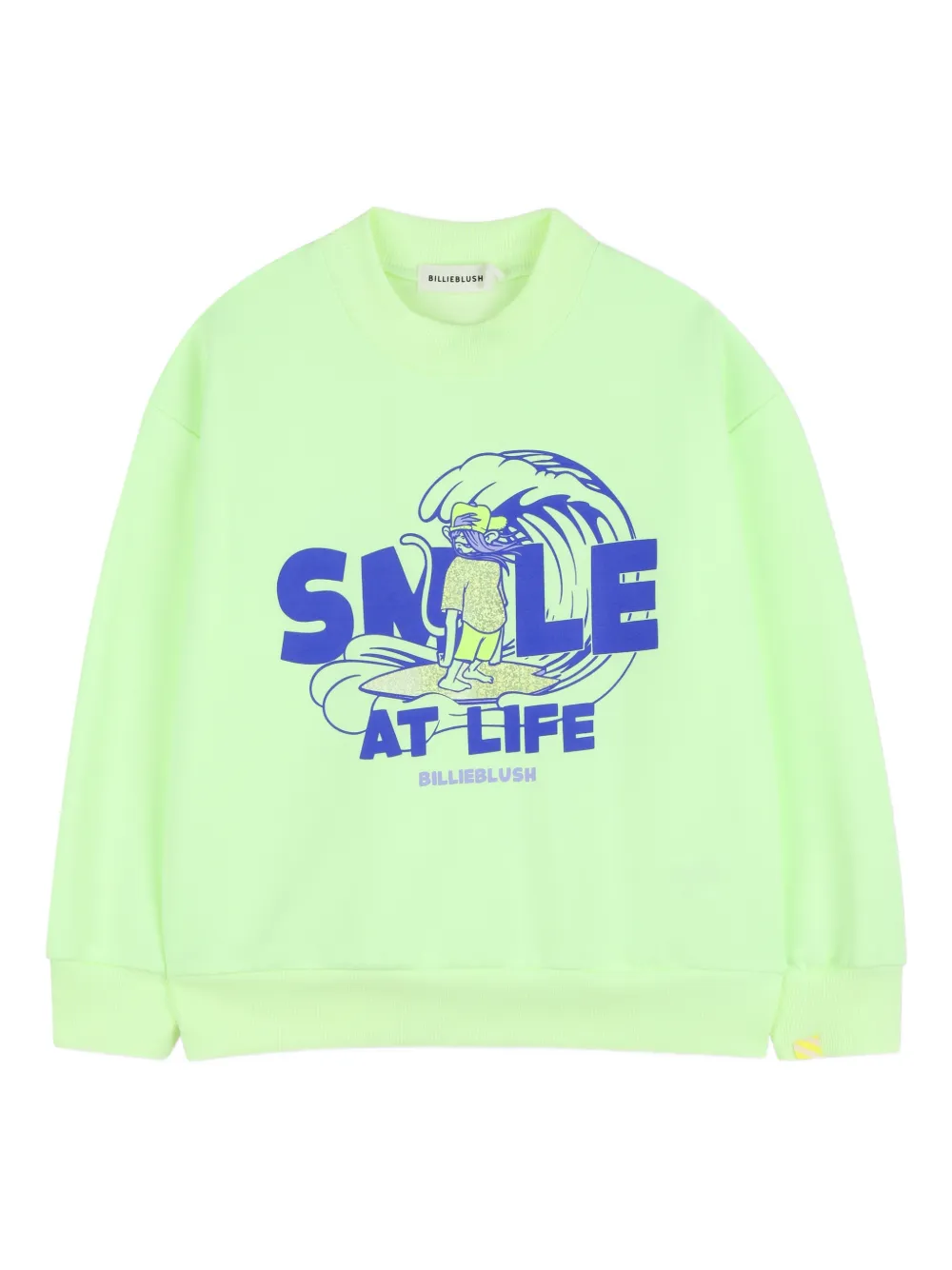 

Свитер с графичным принтом Billieblush, зеленый