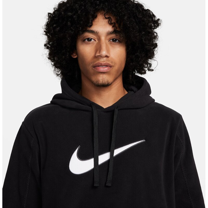 Kapuzensweat m nsw sp hoodie polar flice Nike, черный — фото 4