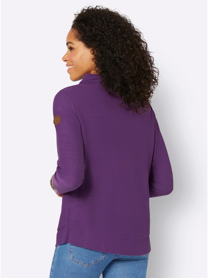 

Свитер с воротником-стойкой фиолетового цвета WITT WEIDEN