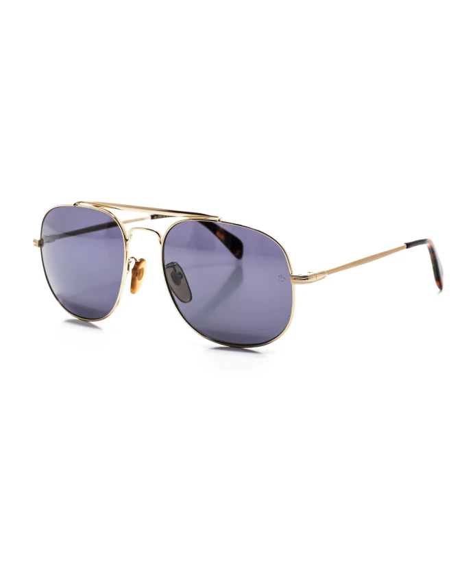 

Квадратные металлические солнцезащитные очки Eyewear By David Beckham, желтый