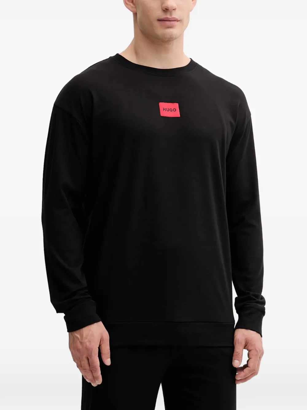 

Пижама с нашивкой-логотипом Hugo, черный