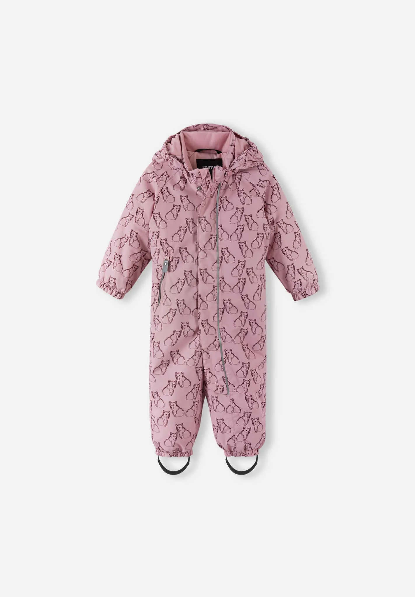 

Водонепроницаемый зимний комбинезон для малышей Puhuri Reima, цвет Grey Pink