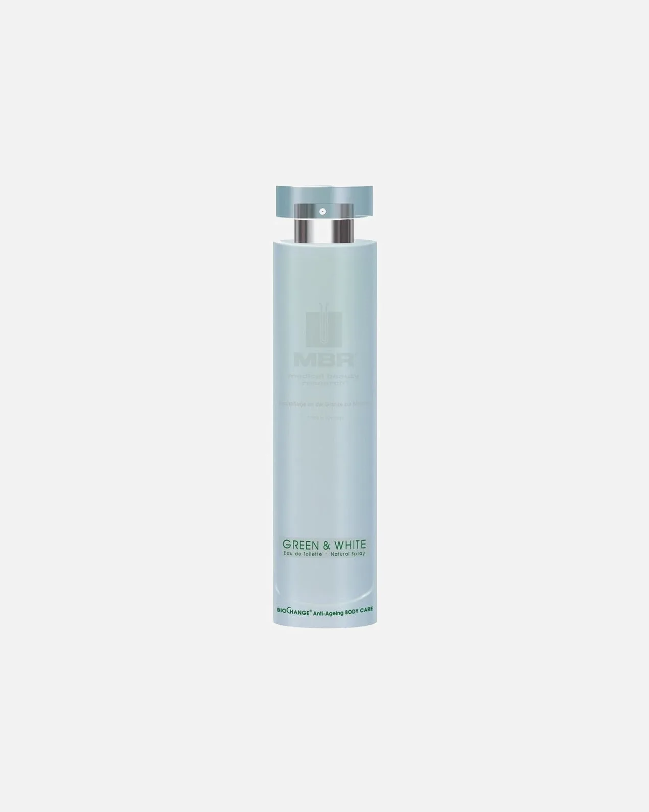Parfum biochange - средство для ухода за телом, зеленый и белый натуральный спрей-аппликатор Mbr Medical Beauty Research, 100 мл