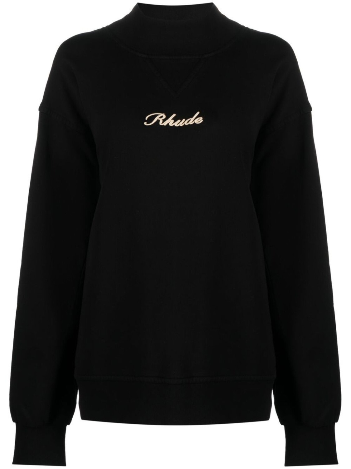 

RHUDE толстовка с вышитым логотипом, черный