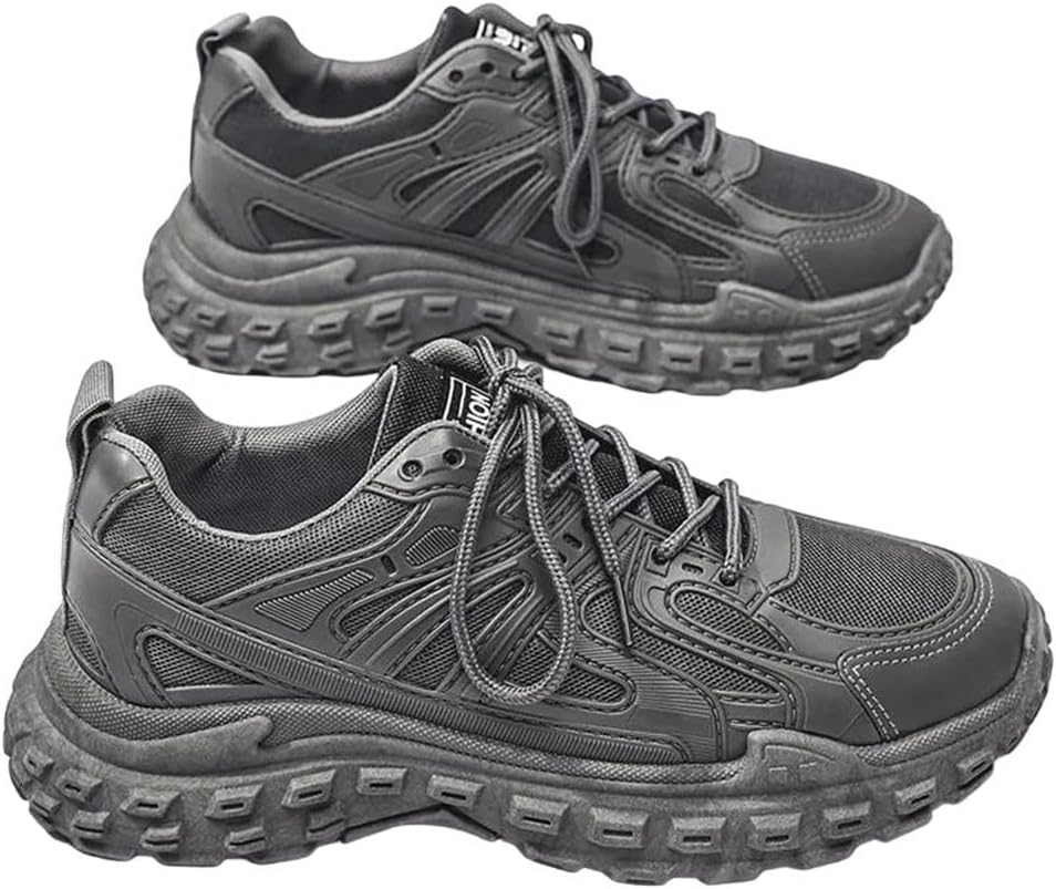 

Мужские спортивные кроссовки повседневные дышащие легкие сетчатые черные беговые кроссовки Generic