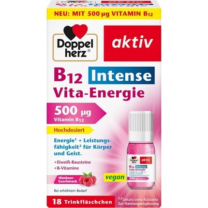 

B12 Intense Vita-Energy High Doz с 500 мкг витамина B12 на бутылку напитка Doppelherz