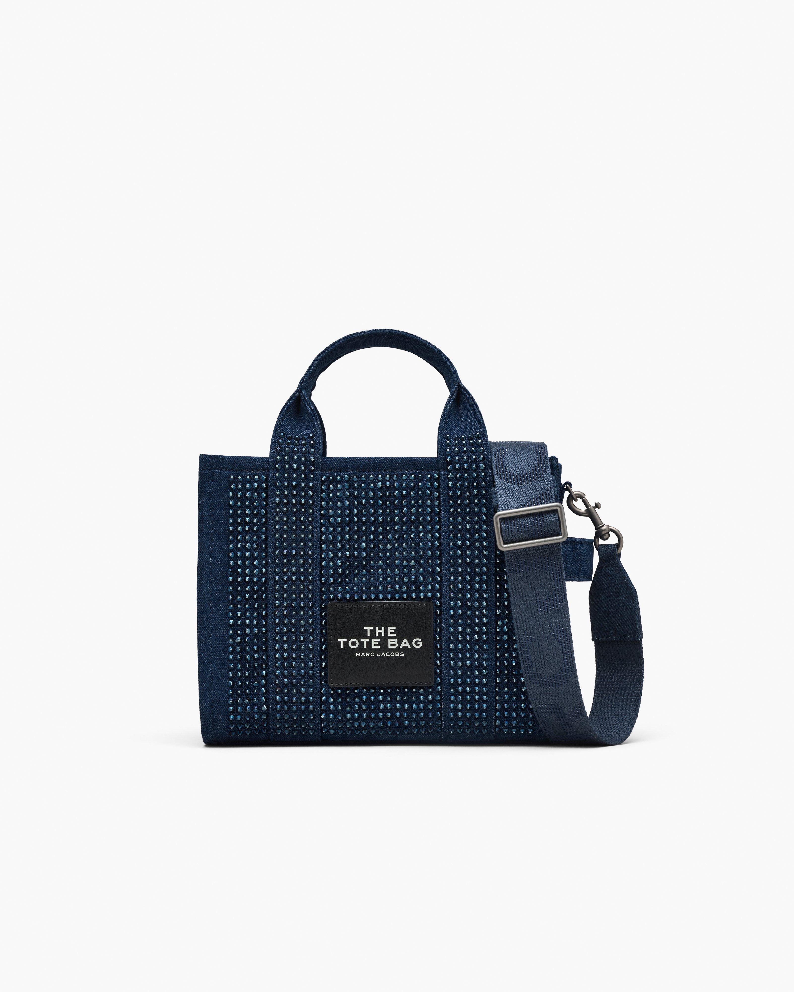 

Сумка-тоут Crystal Denim Small Marc Jacobs, цвет Dark Wash Crystal, Серый, Сумка-тоут Crystal Denim Small Marc Jacobs, цвет Dark Wash Crystal