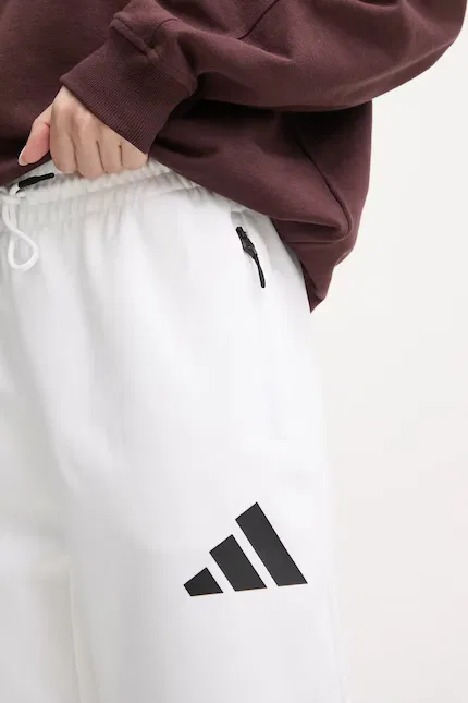 Спортивные штаны из трикотажа Z.N.E. Adidas, белый — фото 3