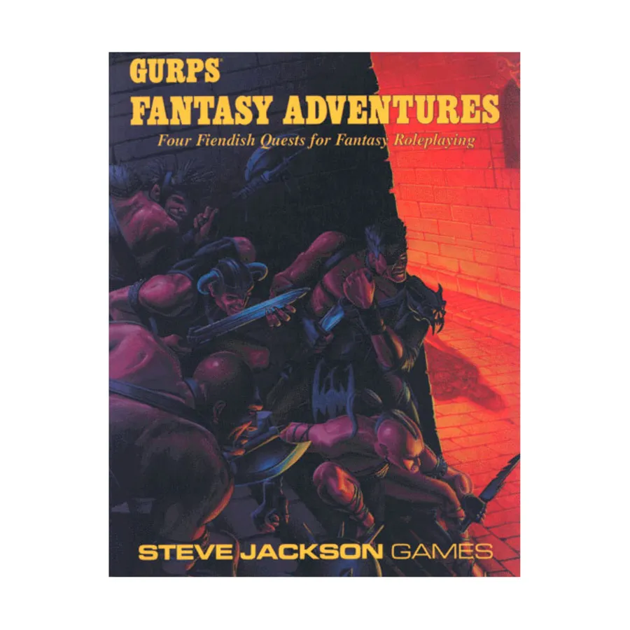 

Fantasy Adventures, GURPS (1st-3rd Edition) - Fantasy, мягкая обложка