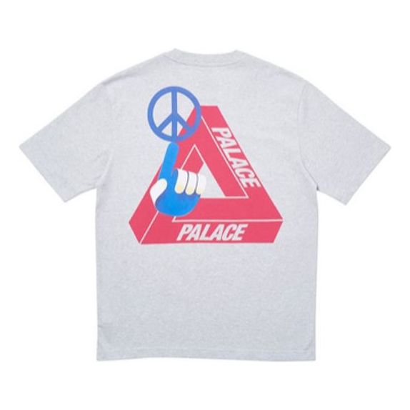 

Футболка PALACE Tri-smiler Round Neck Short Sleeve Unisex Gray, серый