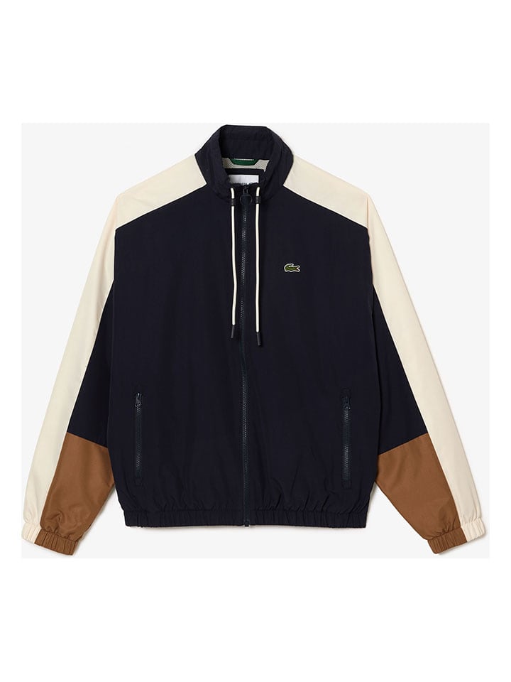 

Lacoste Спортивная куртка черно-кремового цвета