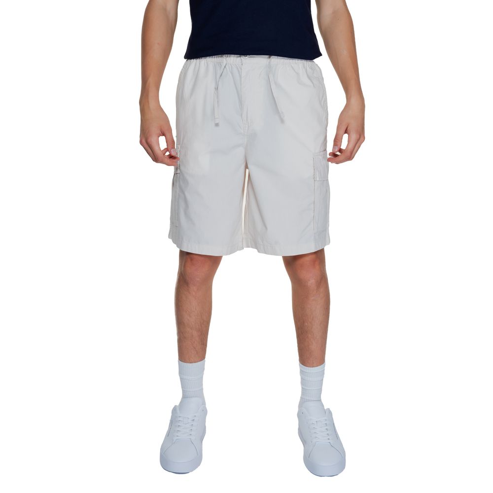 

Бежевые хлопковые короткие шорты Jack & Jones