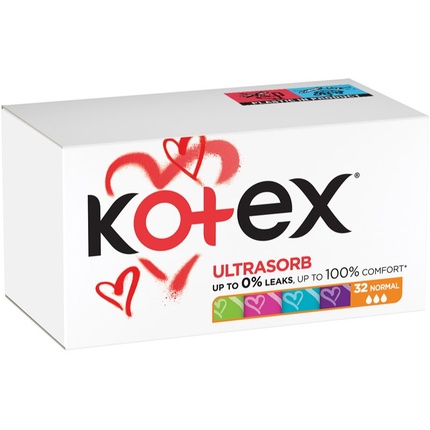 

Тампоны Kotex U-Sorb обычные 32 шт.