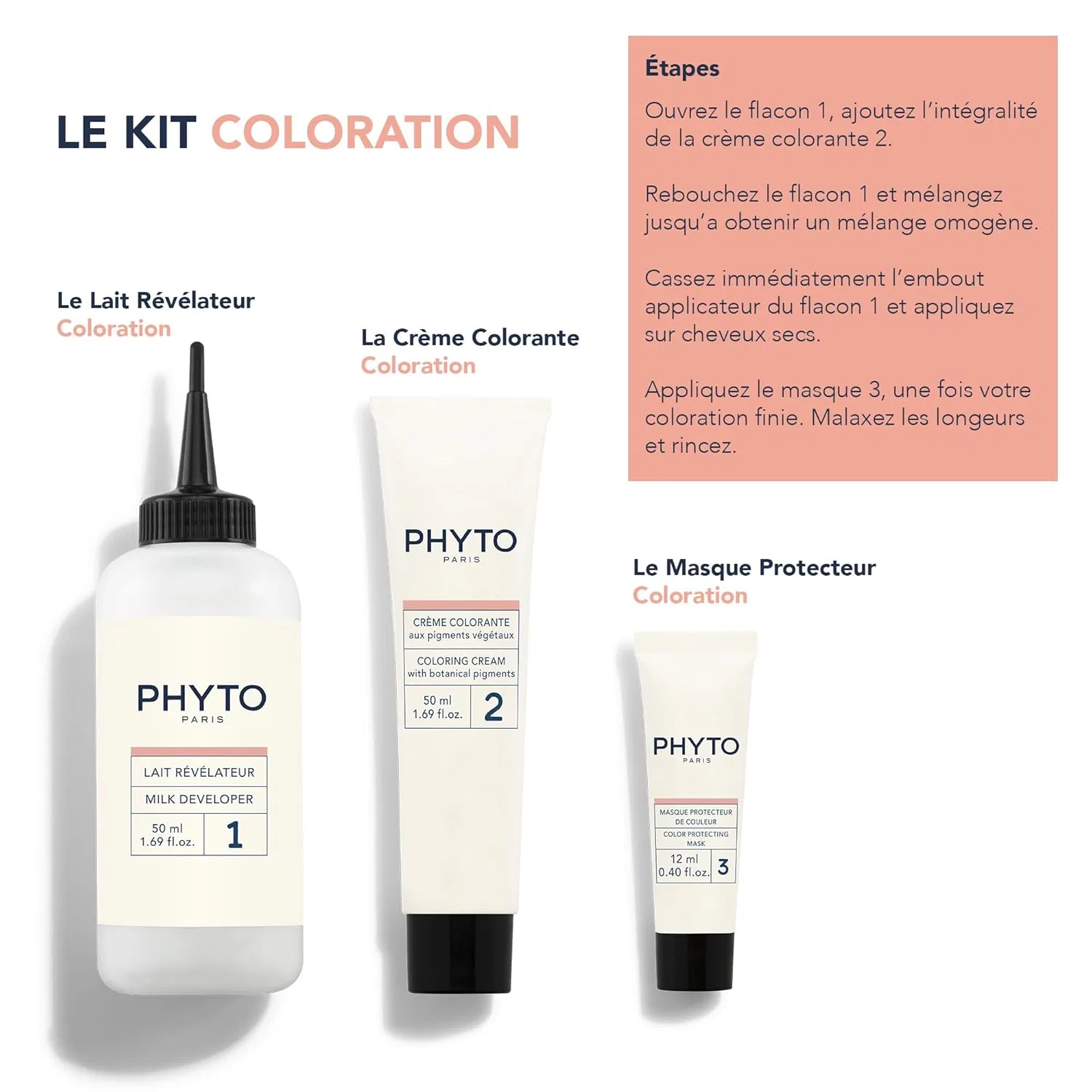 Стойкая краска для волос «Colour 7.3 Golden Blonde» от Phyto Phyto — фото 4