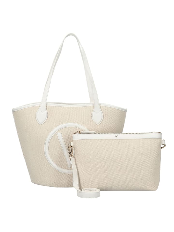 

Сумка шоппер Valentino, цвет natur-bianco