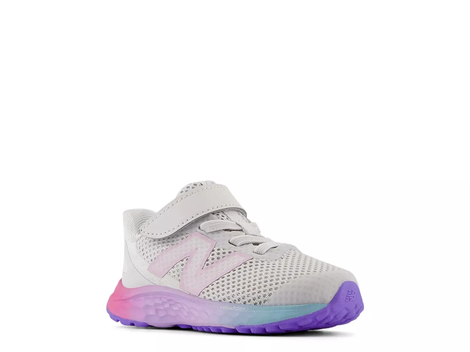 

Кроссовки New Balance Fresh Foam Arishi v4 — детский, серый/розовый